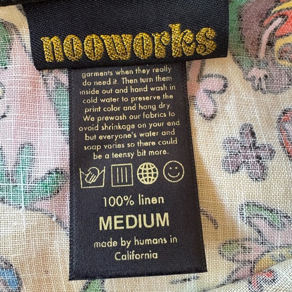 Nooworks Flutter Sleeve Top in Bug Out Print - Picture 3 of 4